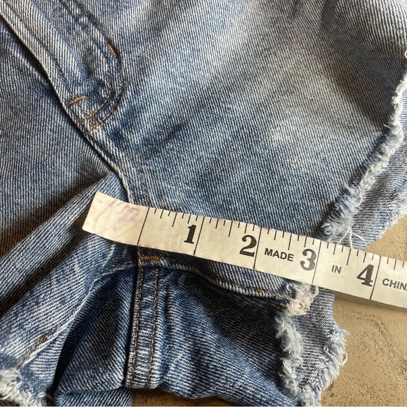 Madewell The Perfect Jean Short MC647 Women’s Blue Jean Shorts Sz 25 - Picture 6 of 12